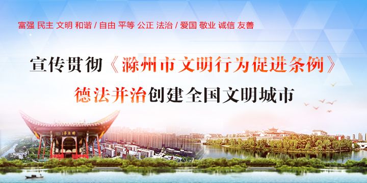 滁州市文明行为促进条例