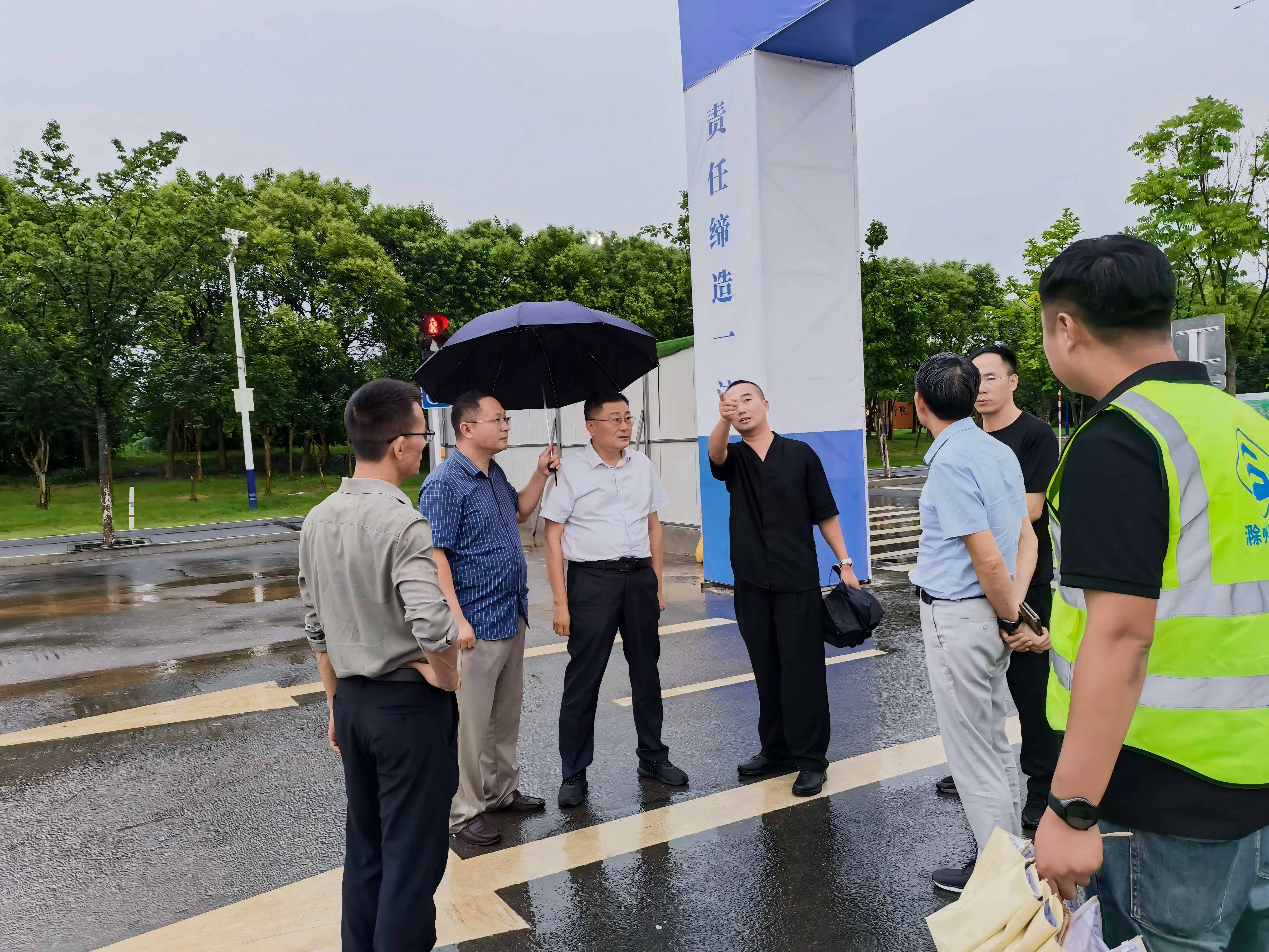 下穿通道专项视察 全力筑牢安全防线
